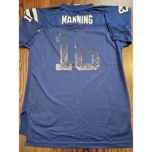 Reebok Peyton Manning Indianapolis Colts NFL Football Jersey Youth XL 18-20 Boy
